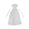 Organza Gift Bags |  Organza Gift Bomboniere Bag Large White Pack 10 (15x24cmH) Gift Bags Organza Gift Bags