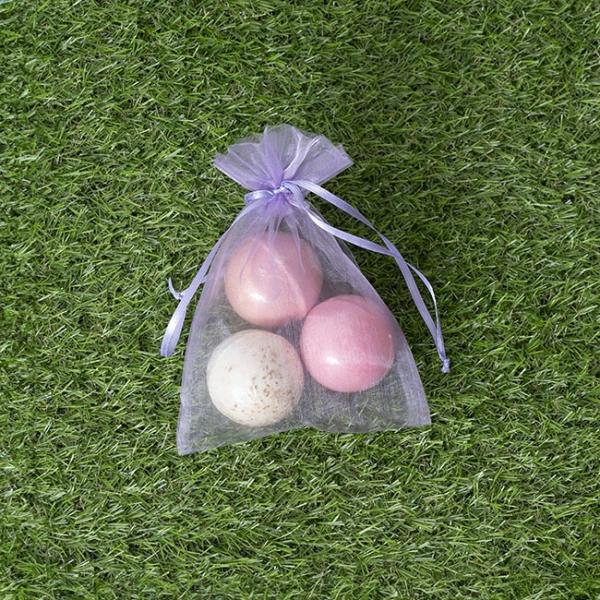 Organza Gift Bags |  Organza Gift Bomboniere Bag Med Lavender Pk10 (12.5x17cmH) Gift Bags Organza Gift Bags