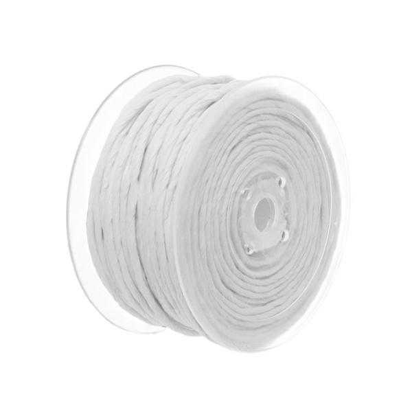 Paper Rope |  Twisted Paper Cord White (4mmx50m) Craft Cord Paper Rope