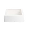 Patisserie & Cake Boxes |  Patisserie Square Window Box 11" White (280x280x100mmH) Gift Boxes Patisserie & Cake Boxes