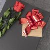 Poly Tear Ribbon |  Premium Tear Ribbon Metallic Red (30mmx91m) Fabric & Paper Ribbons Metallic Red