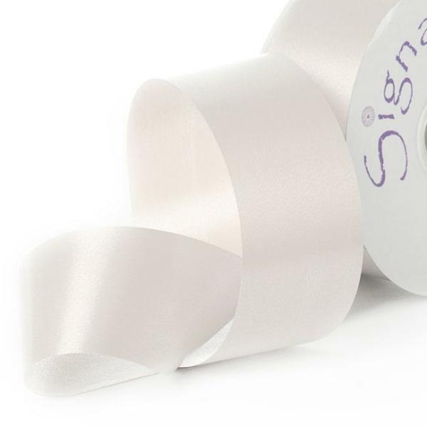 Poly Tear Ribbon |  Ribbon Tear White (50mmx91m) Fabric & Paper Ribbons Poly Tear Ribbon