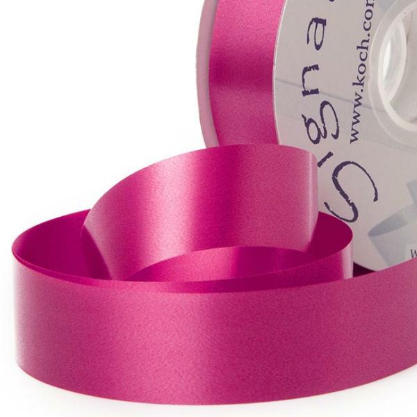 Poly Tear Ribbon |  Tear Ribbon Florists Hampers Gifts Hot Pink (30mmx91m) Fabric & Paper Ribbons Pink