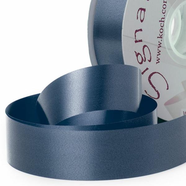 Poly Tear Ribbon |  Tear Ribbon Florists Hampers Gifts Navy (30mmx91m) Fabric & Paper Ribbons Blue