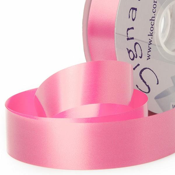 Poly Tear Ribbon |  Tear Ribbon Florists Hampers Gifts Pink (30mmx91m) Fabric & Paper Ribbons Pink