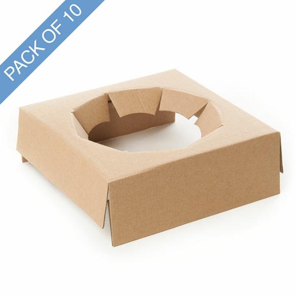 Posy Boxes |  Cardboard Insert For Large Posy Box Pack 10 Flower Boxes & Bags Posy Boxes