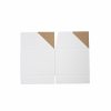 Posy Boxes |  Medium No.6 Posy Box With Flap Pk10 Matte White (16x12cmH) Flower Boxes & Bags Posy Boxes