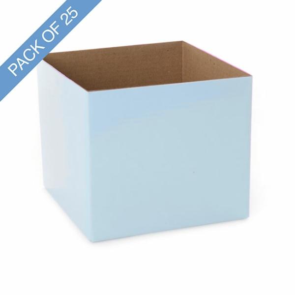 Posy Boxes |  Mini Posy Box Pack 25 Baby Blue (13x12cmH) Flower Boxes & Bags Posy Boxes