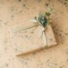 Printed Pattern Kraft Paper |  Kraft Paper Eucalyptus Print 80gsm Brown Pack 100 (50x70cm) Kraft Paper Wrapping Printed Pattern Kraft Paper