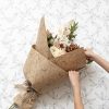 Printed Pattern Kraft Paper |  Kraft Paper Lily Print 80gsm Brown Pack 100 (50x70cm) Kraft Paper Wrapping Printed Pattern Kraft Paper