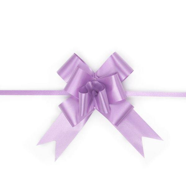 Pull Bows |  Ribbon Pull Bow Lavender (32mmx53cm) Pack 25 Pull Bows Pull Bows