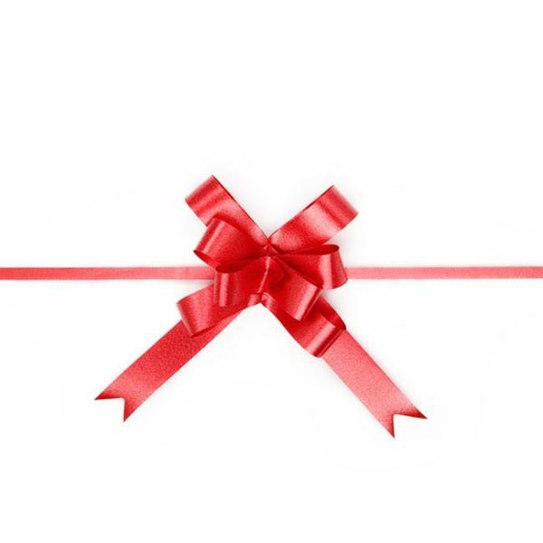 Pull Bows |  Ribbon Pull Bow Red (18mmx53cm) Pack 25 Pull Bows Pull Bows