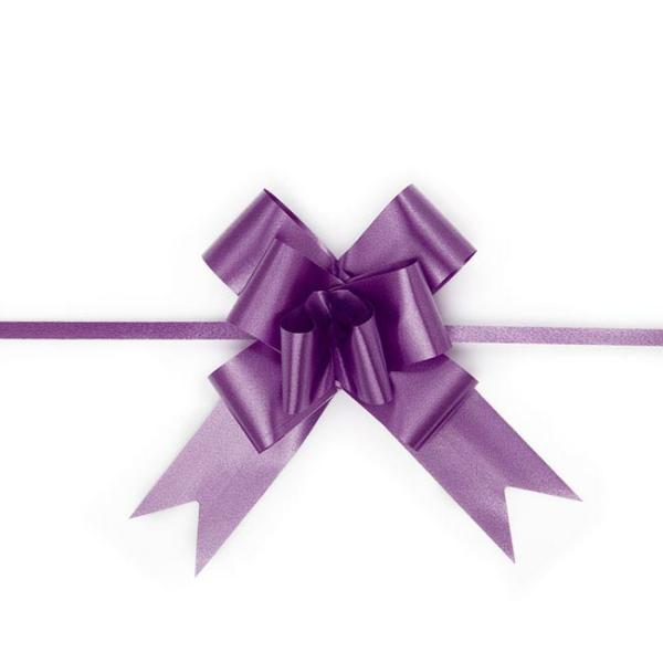 Pull Bows |  Ribbon Pull Bow Violet (32mmx53cm) Pack 25 Pull Bows Pull Bows