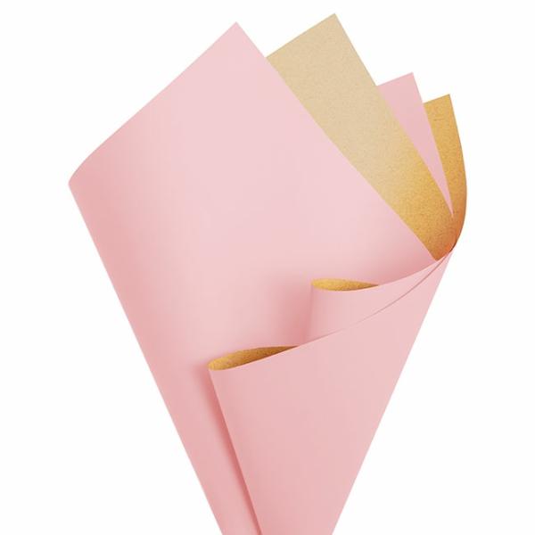 Regal Pearl Wrap Duo Contrast |  Cello Regal Pro Duet 65mic Pink Quartz (50x70cm) Pack 100 Flower Wrap Regal Pearl Wrap Duo Contrast