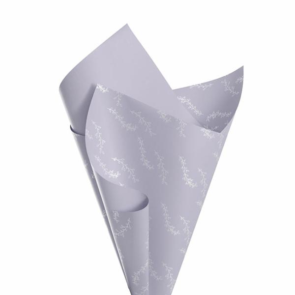 Regal Pearl Wrap Pattern |  Cello Regal Branchlets 65mic Lilac Breeze Pack 100 (50x70cm) Flower Wrap Regal Pearl Wrap Pattern