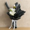 Regal Pearl Wrap Solid |  Cello Regal Pro 65mic Charcoal (50x70cm) Pack 100 Flower Wrap Dark Grey