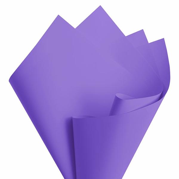 Regal Pearl Wrap Solid |  Cello Regal Pro 65mic Lavender (50x70cm) Pack 100 Flower Wrap Regal Pearl Wrap Solid