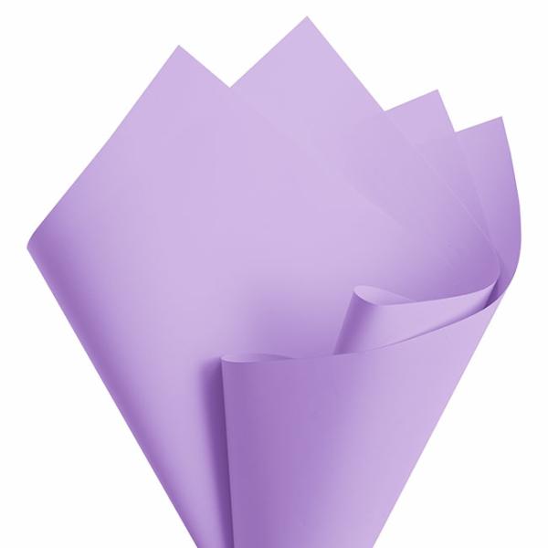 Regal Pearl Wrap Solid |  Cello Regal Pro 65mic Lilac (50x70cm) Pack 100 Flower Wrap Regal Pearl Wrap Solid