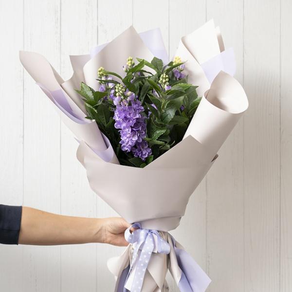 Regal Pearl Wrap Solid |  Cello Regal Pro 65mic Lilac Grey (50x70cm) Pack 100 Flower Wrap Regal Pearl Wrap Solid