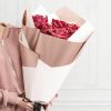 Regal Pearl Wrap Solid |  Cello Regal Pro 65mic Metallic Rose Gold (50x70cm) Pack 100 Flower Wrap Regal Pearl Wrap Solid