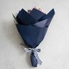 Regal Pearl Wrap Solid |  Cello Regal Pro 65mic Navy (50x70cm) Pack 100 Flower Wrap Blue