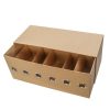 Ribbon Holder |  Ribbon Dispenser Box Natural (36x15x15cmH) Fabric & Paper Ribbons Ribbon Holder