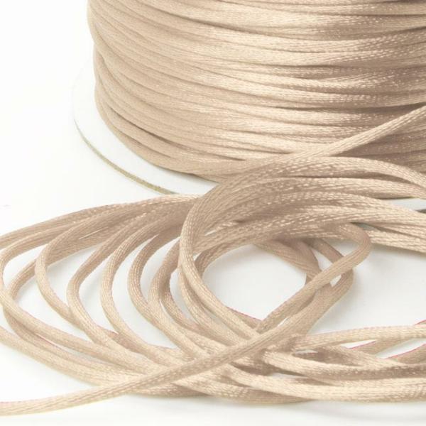 Satin Cord |  Satin Cord Cream (2mmx100m) Craft Cord Cream Ivory