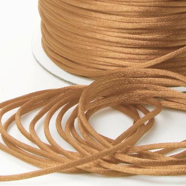 Satin Cord |  Satin Cord Gold (2mmx100m) Craft Cord Gold