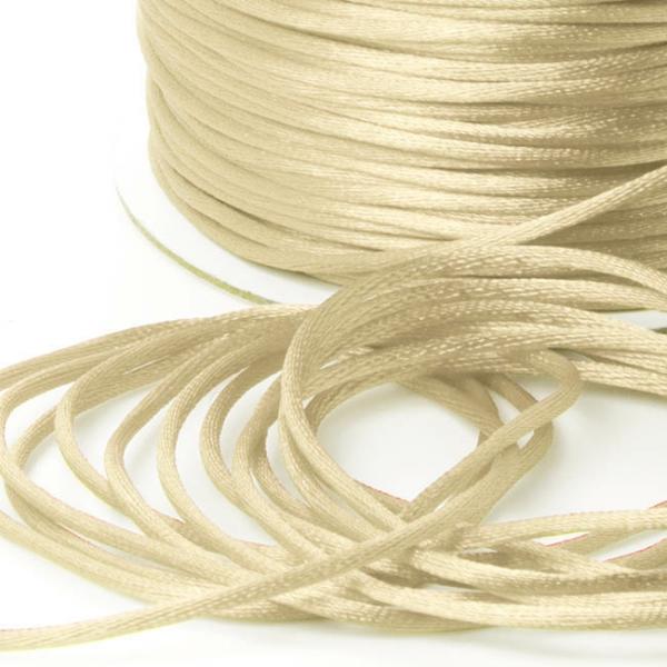 Satin Cord |  Satin Cord Ivory (2mmx100m) Craft Cord Cream Ivory