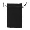 Satin Gift Bags |  Satin Gift Bag Large Pack 6 Black (15x24HcmH) Gift Bags Black