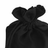 Satin Gift Bags |  Satin Gift Bag Large Pack 6 Black (15x24HcmH) Gift Bags Black