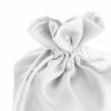 Satin Gift Bags |  Satin Gift Bag Large Pack 6 White (15x24HcmH) Gift Bags Satin Gift Bags