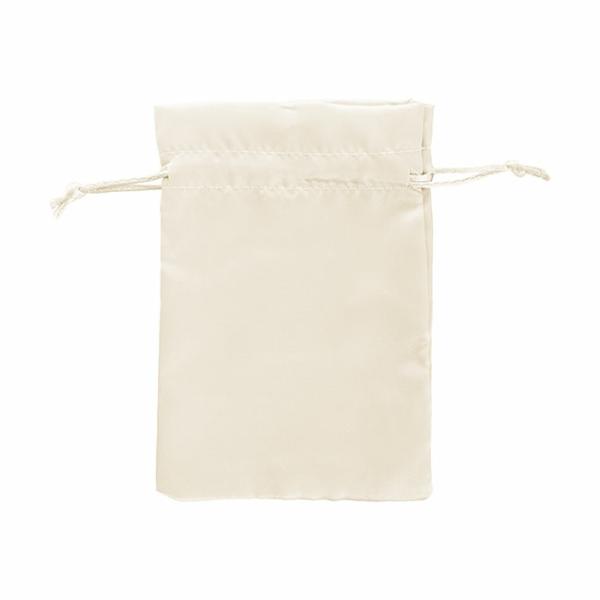 Satin Gift Bags |  Satin Gift Bag Medium Pack 6 Ivory (12.5x17HcmH) Gift Bags Cream Ivory