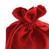 Satin Gift Bags |  Satin Gift Bag Medium Pack 6 Red (12.5x17HcmH) Gift Bags Red