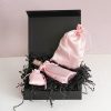 Satin Gift Bags |  Satin Gift Bag Small Pack 6 Baby Pink (7.5x10HcmH) Gift Bags Satin Gift Bags