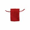 Satin Gift Bags |  Satin Gift Bag Small Pack 6 Red (7.5x10HcmH) Gift Bags Red