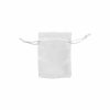 Satin Gift Bags |  Satin Gift Bag Small Pack 6 White (7.5x10HcmH) Gift Bags Satin Gift Bags