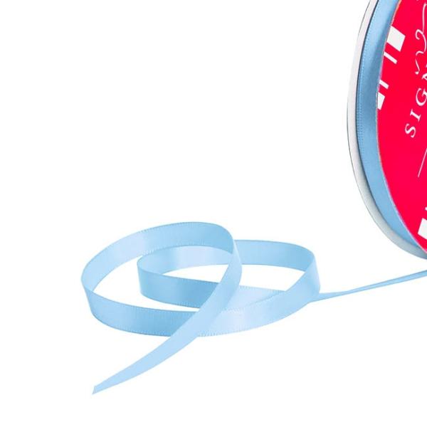 Satin Ribbons |  Bulk Ribbon Single Face Satin Baby Blue (10mmx50m) Fabric & Paper Ribbons Satin Ribbons