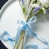 Satin Ribbons |  Bulk Ribbon Single Face Satin Baby Blue (25mmx50m) Fabric & Paper Ribbons Satin Ribbons