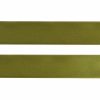 Satin Ribbons |  Jumbo Bulk Ribbon Single Face Satin Olive (25mmx100m) Fabric & Paper Ribbons Green