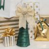 Satin Ribbons |  Ribbon Double Face Satin Shimmer Forest Green (38mmx20m) Fabric & Paper Ribbons Green