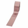 Satin Ribbons |  Ribbon Double Face Satin Shimmer Rose Gold (50mmx20m) Fabric & Paper Ribbons Rose Gold