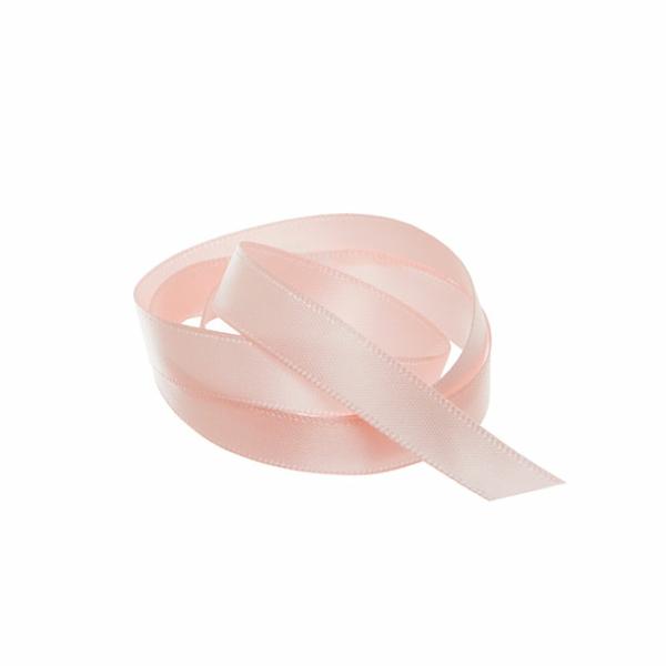 Satin Ribbons |  Ribbon Satin Deluxe Double Faced Baby Pink (10mmx25m) Fabric & Paper Ribbons Satin Ribbons