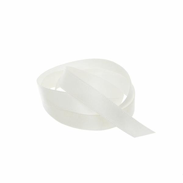 Satin Ribbons |  Ribbon Satin Deluxe Double Faced Bridal White (10mmx25m) Fabric & Paper Ribbons Satin Ribbons