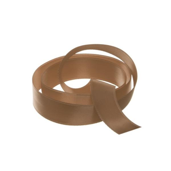 Satin Ribbons |  Ribbon Satin Deluxe Double Faced Copper (15mmx25m) Fabric & Paper Ribbons Copper