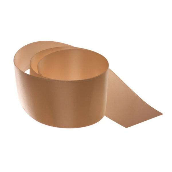 Satin Ribbons |  Ribbon Satin Deluxe Double Faced Copper (50mmx25m) Fabric & Paper Ribbons Copper