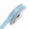 Satin Ribbons |  Ribbon Satin Deluxe Double Faced Sky Blue (15mmx25m) Fabric & Paper Ribbons Satin Ribbons