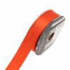 Satin Ribbons |  Ribbon Satin Deluxe Double Faced Terracotta (25mmx25m) Fabric & Paper Ribbons Orange