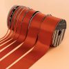 Satin Ribbons |  Ribbon Satin Deluxe Double Faced Terracotta (3mmx50m) Fabric & Paper Ribbons Orange