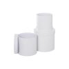 Stackable Gift Boxes |  Gift Box Round White (17cmDx16cmH) Set 3 Gift Boxes Stackable Gift Boxes